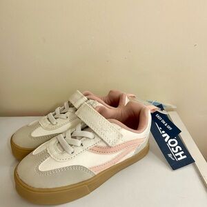 OshKosh B'gosh Kids' White and Pink Sneakers